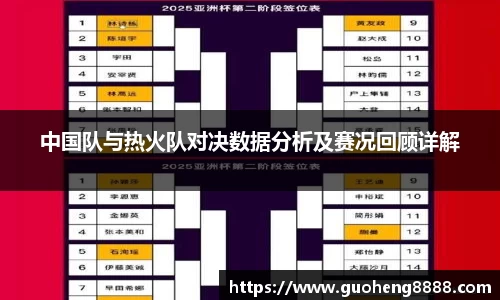 中国队与热火队对决数据分析及赛况回顾详解